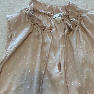 Swiss Dotted Light Pink Tank